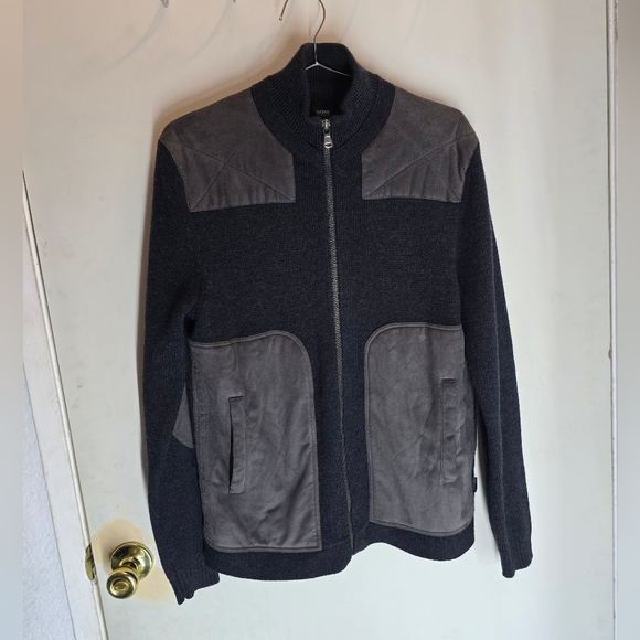 Hugo Boss Boss Wool Full Zip Jacket - Picture 1 of 8